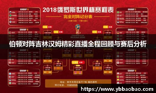 伯顿对阵吉林汉姆精彩直播全程回顾与赛后分析