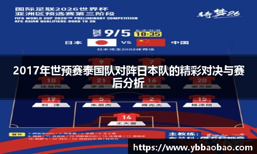 2017年世预赛泰国队对阵日本队的精彩对决与赛后分析